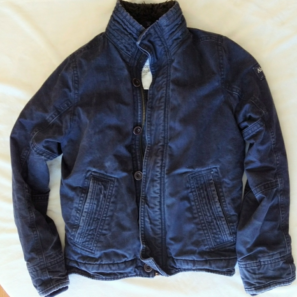 Abercrombie & Fitch Military Field Faux Fur Lined